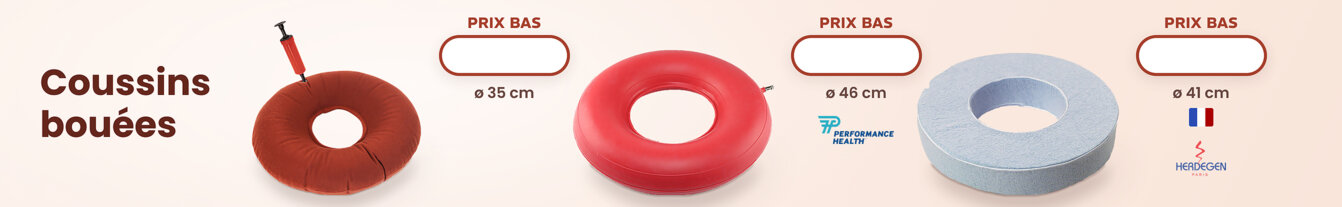 Prix bas Coussin bouée gonflable avec pompe