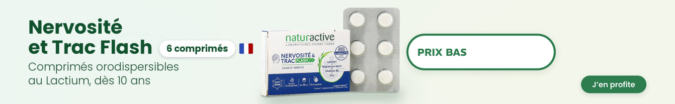 Prix bas Naturactive Nervosité et Trac Flash