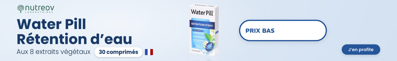 Prix bas Water Pill rétention d'eau 30 comprimés