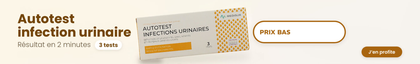 Prix bas Medisur autotest infection urinaire