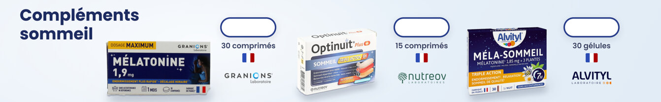 Prix bas Granions Mélatonine 1,9 mg