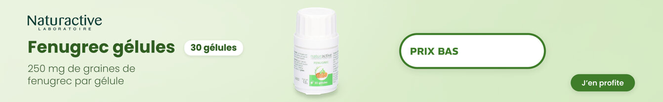 Prix bas Naturactive fenugrec gélules