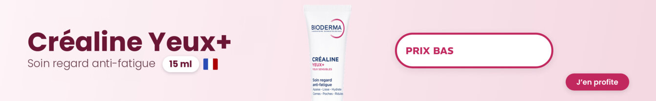 Prix bas Bioderma Créaline Yeux+ soin regard anti-fatigue