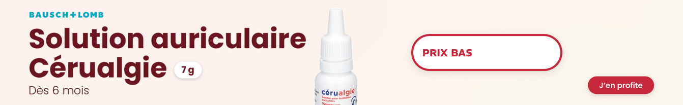 Prix bas Cérualgie goutte oreille