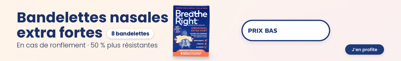 Prix bas Breathe Right bandelettes nasales Original Extra Fort