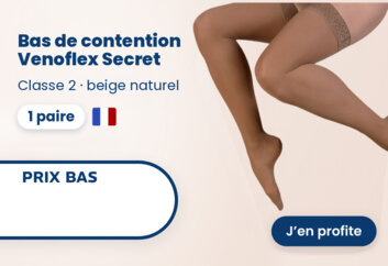 Prix bas Venoflex Secret Bas de Contention Femme Classe 2