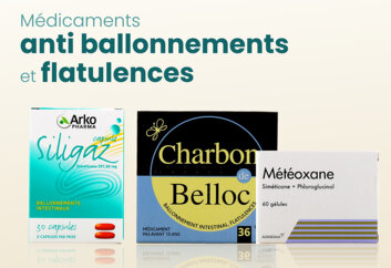 Mea médicaments anti ballonnements et flatulences