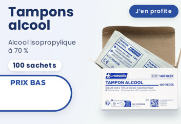 Prix bas Tampons alcool