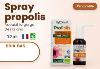 Prix bas propolis spray buccal Ladrome