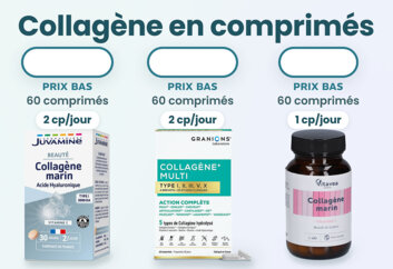 Prix bas collagène en comprimés
