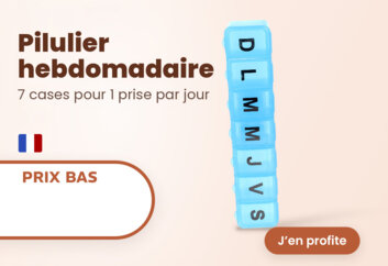 Prix bas Pilulier hebdomadaire grande contenance