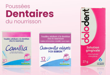 Médicaments Poussée dentaire