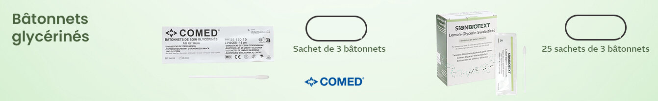Prix bas Comed Bâtonnets de soin glycérinés au citron