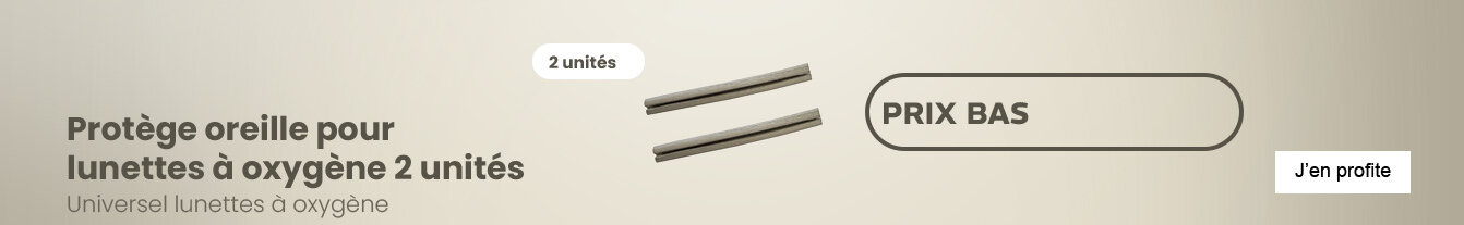 Prix bas Protège oreille pour lunettes à oxygène 2 unités