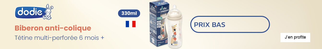 Biberon anti colique multi perforée