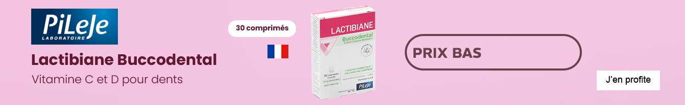 Prix bas Pileje Lactibiane Buccodental comprimés à sucer