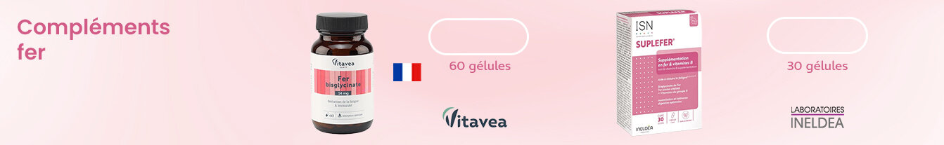 Prix bas Vitavea Fer bisglycinate gélules