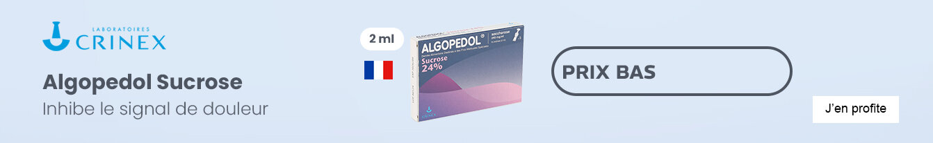 Prix bas Algopedol Sucrose 24% unidoses