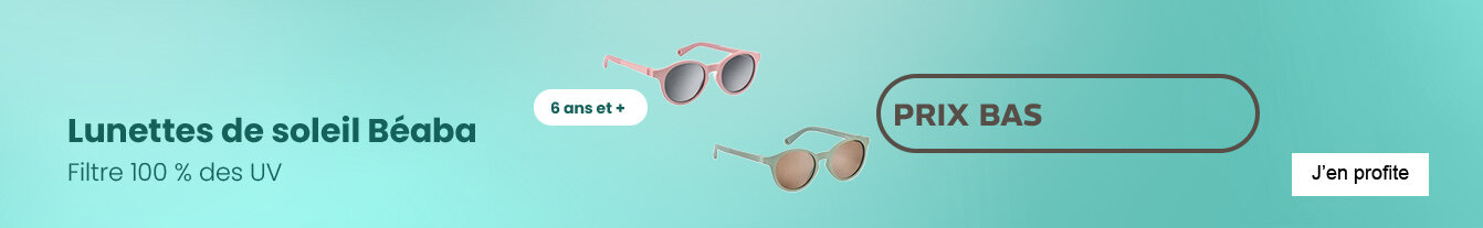 Prix bas Lunettes de soleil Béaba enfant
