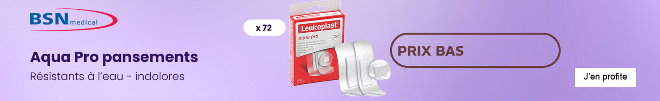 Prix bas BSN Leukoplast Aqua Pro pansements assortis