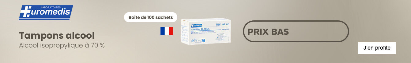 Prix bas Tampons alcool