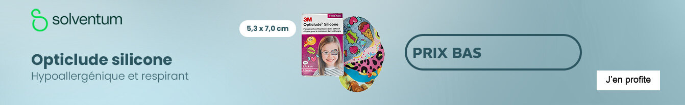 Prix bas Opticlude silicone
