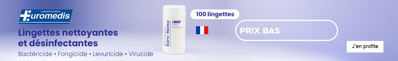 Prix bas lingettes nettoyantes et désinfectantes Euro nette