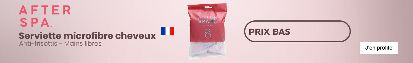 Prix bas Serviette microfibre cheveux Afterspa