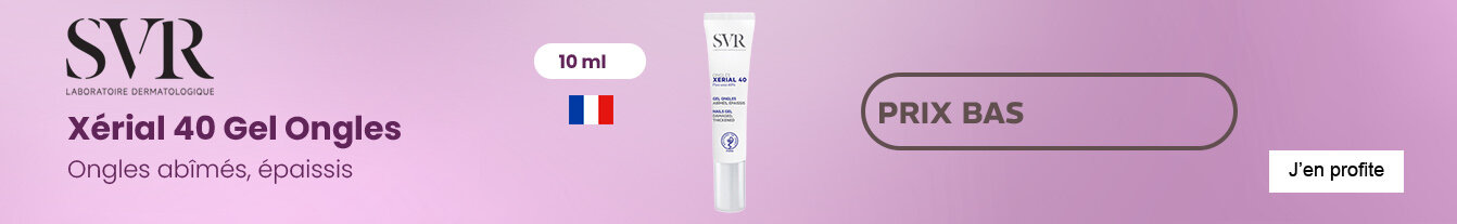 Prix bas Xérial 40 gel ongles SVR
