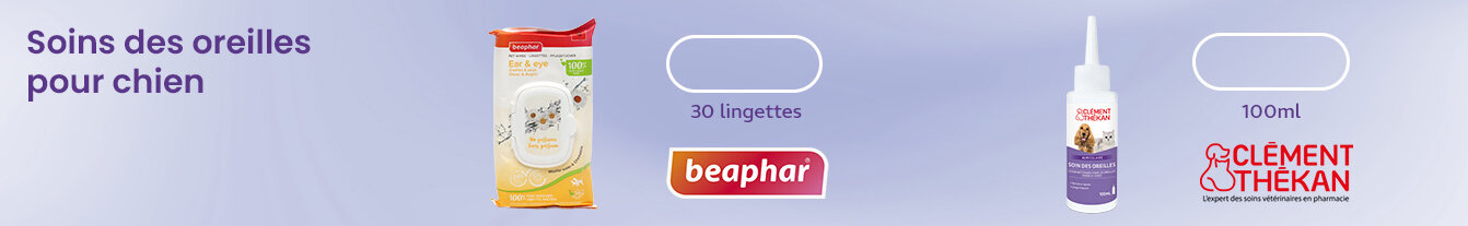 Prix bas Beaphar Lingettes nettoyantes Oreilles et Yeux