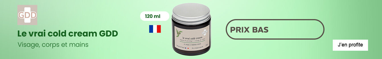 Prix bas cold cream GDD