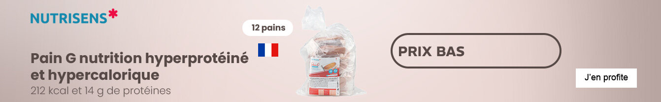 Prix bas Nutrisens pain G nutrition hyperprotéiné et hypercalorique