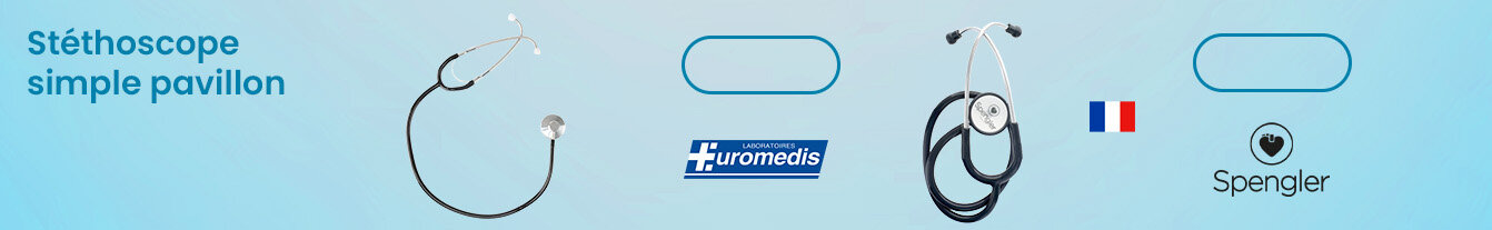 Prix bas Euromédis Stéthoscope simple ou double pavillon