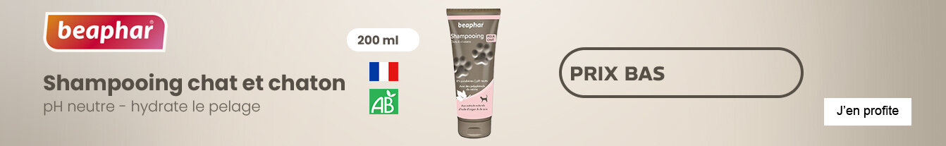 Prix bas Beaphar Shampooing chat et chaton