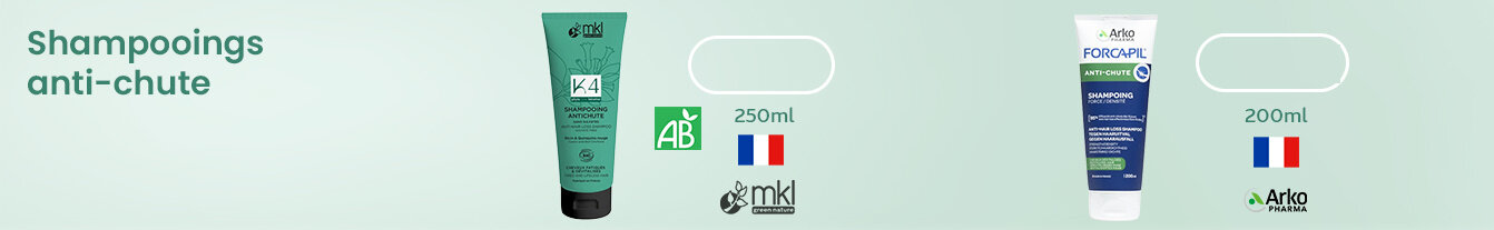 Prix bas Shampooing anti chute bio MKL