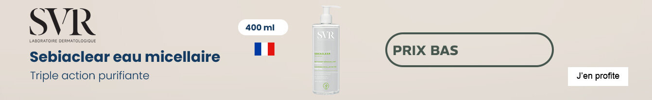 Prix bas SVR Sebiaclear eau micellaire