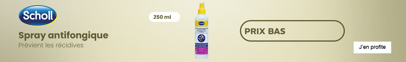 Prix bas spray antifongique Scholl