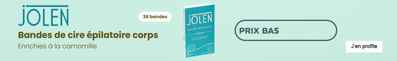 Prix bas Jolen bande de cire épilatoires corps