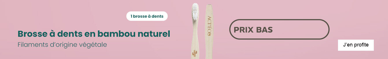 Prix bas Brosse à dents Souple bambou naturel Act Eco
