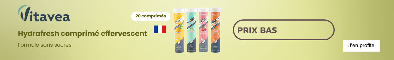 Prix bas Vitavea Hydrafresh comprimé effervescent