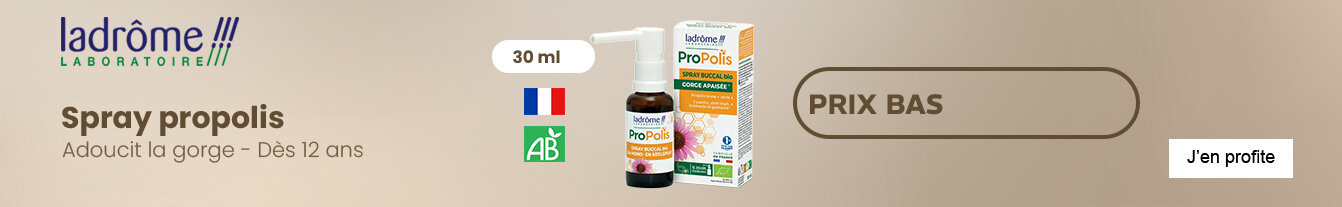 Prix bas propolis spray buccal Ladrome