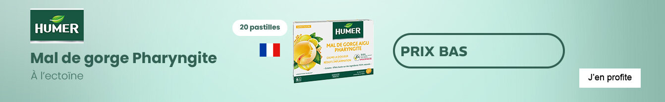 Prix bas Humer Mal de gorge aigu pharyngite