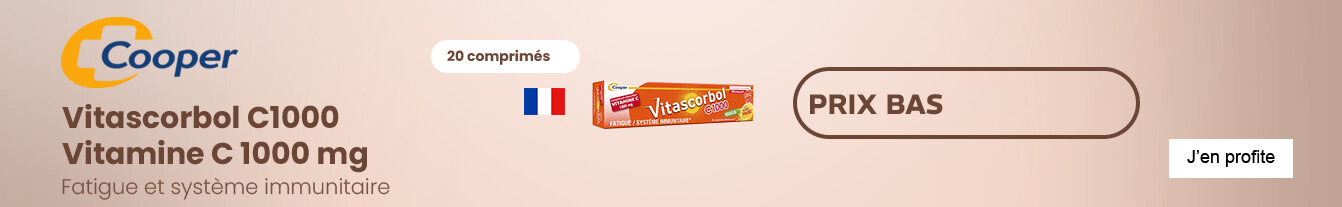 Prix bas Vitascorbol C1000 Vitamine C 1000 mg