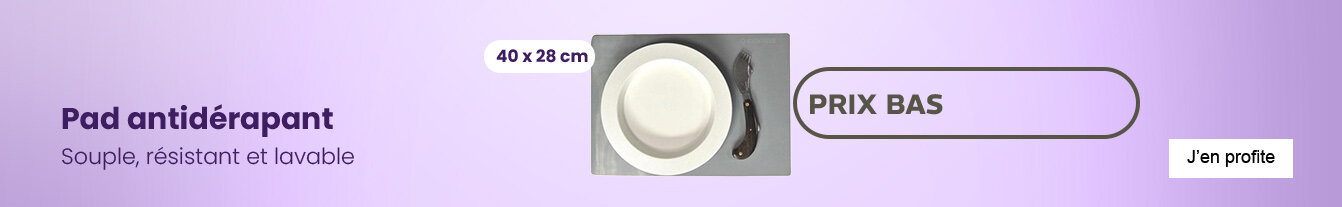 Mea Pad antidérapant set de table