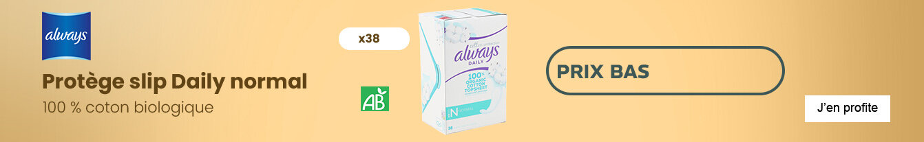 Prix bas Always Daily Protège slip normal