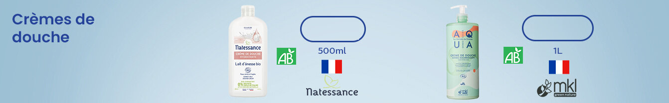 Prix bas Natessance crème de douche hydratante Lait d'ânesse bio