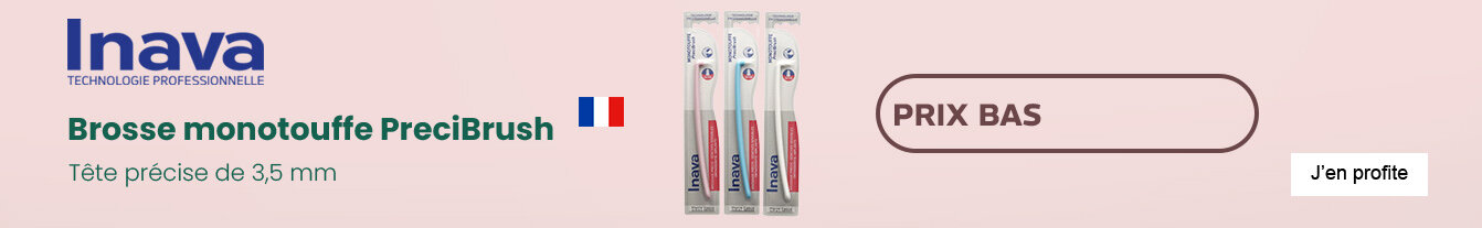 Prix bas Inava brosse monotouffe PreciBrush