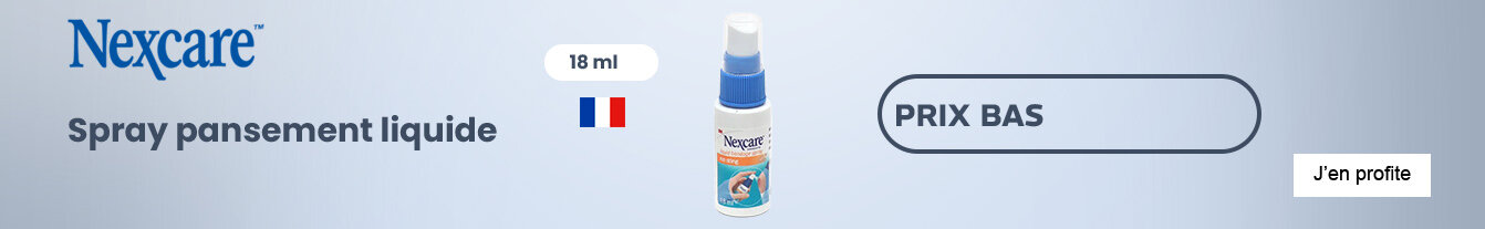 Prix bas Nexcare pansement liquide spray