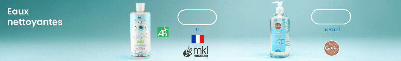 Prix bas MKL Baby Green Eau nettoyante Bio