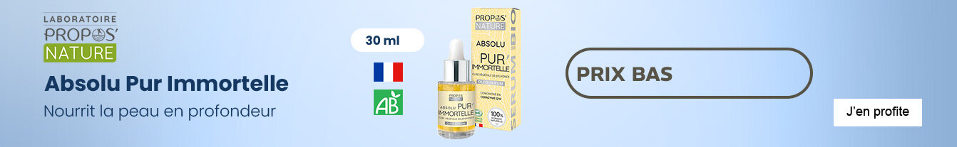 Prix bas  Absolu Pur immortelle sérum Propos Nature